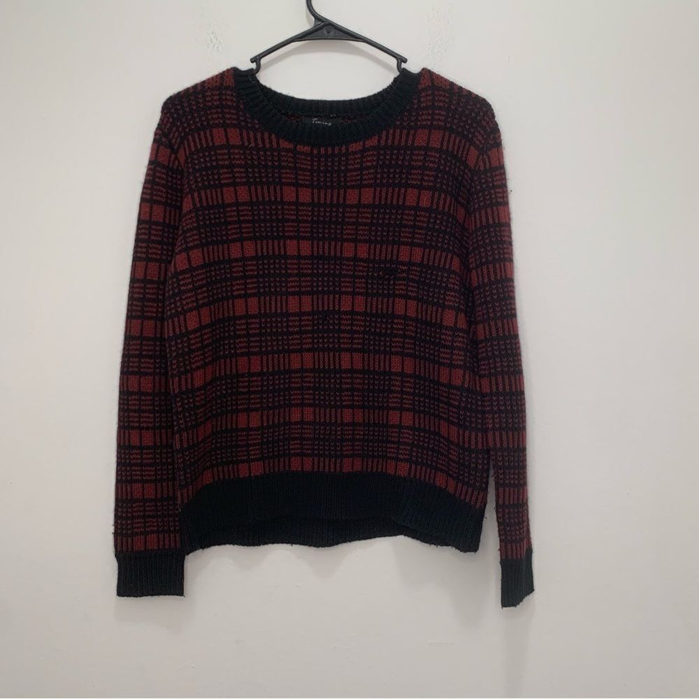 Timing Plaid Sweater Size Small